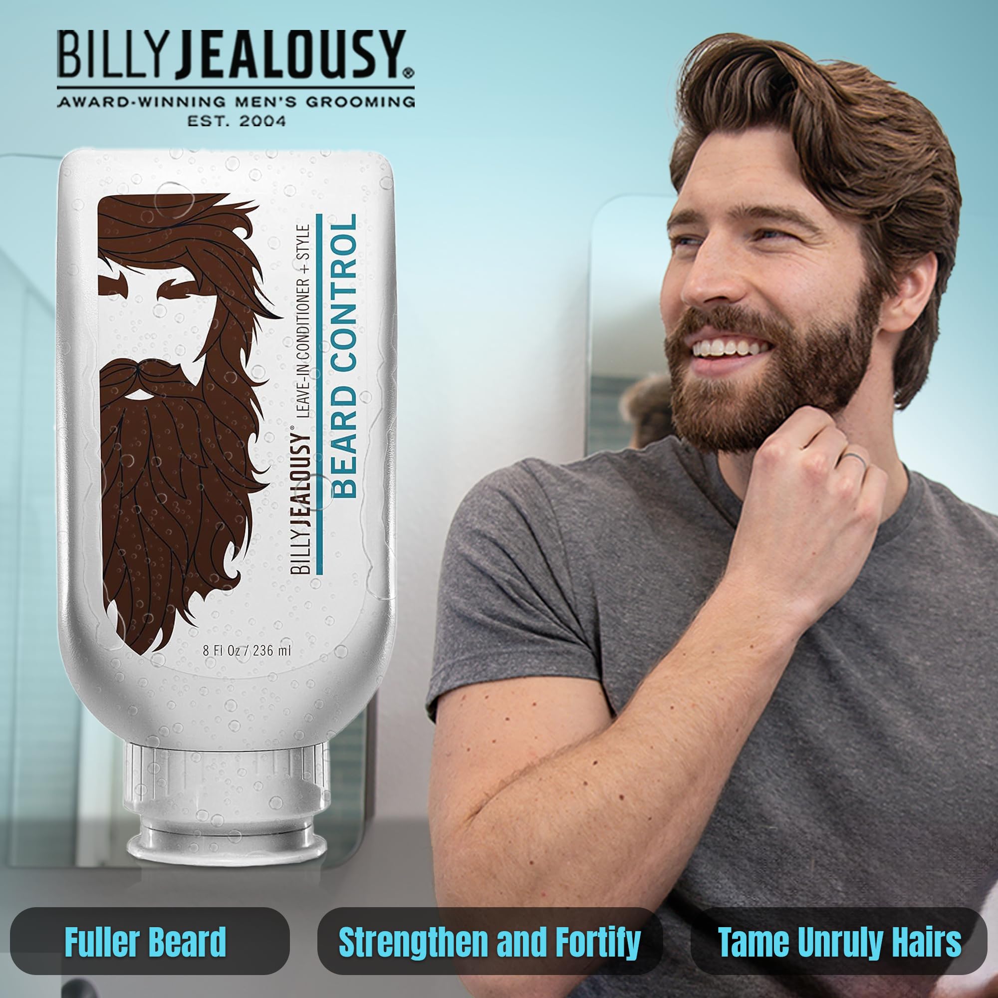 Billy Jealousy Original Beard Control – aplicación rápida en barba seca o húmeda