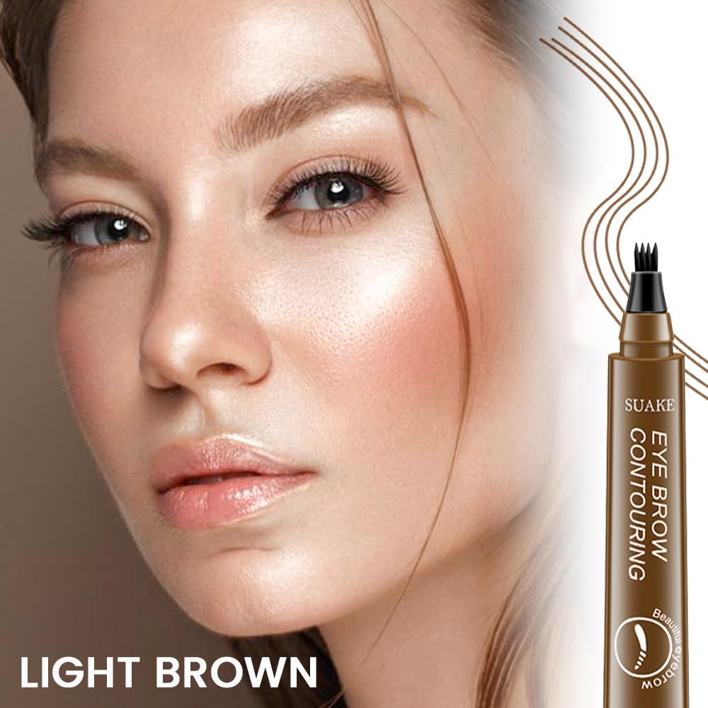 BINGBRUSH cejas naturales que resisten al sudor con durabilidad