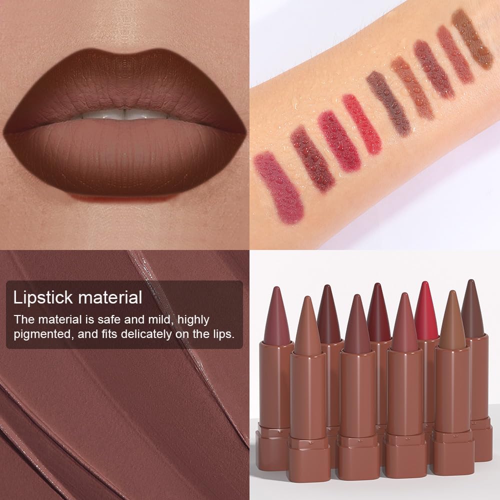 BINGBRUSH empaque conjunto maquillaje labial para regalo.