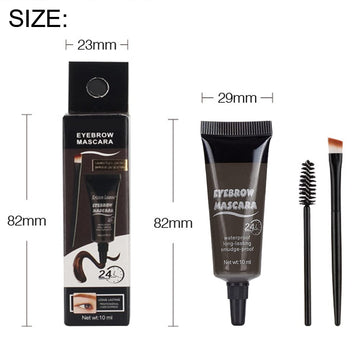 Kit de tinte para cejas Bingbrush listo para aplicar.