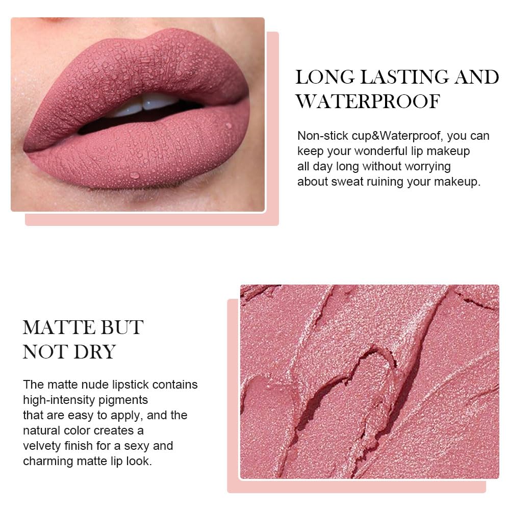 BINGBRUSH Crayon Matte tono 03, color intenso que realza labios