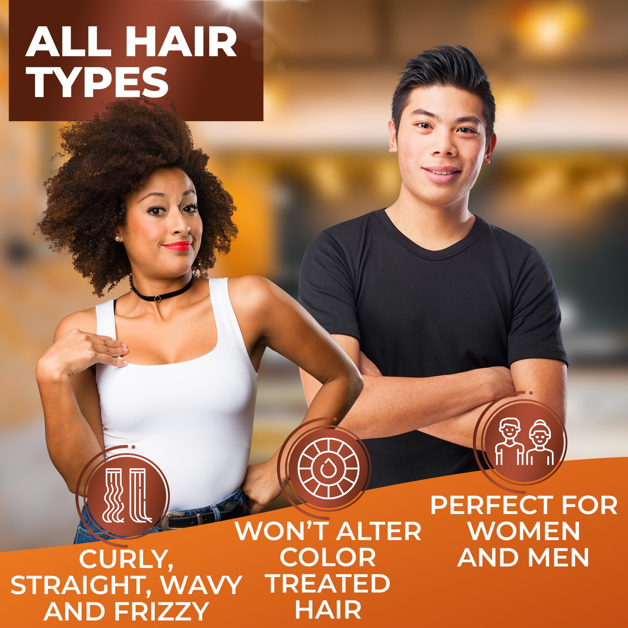 BINGO HAIR CARE Mascarilla Argán Marroquí, protección antifrizz y sedosidad duradera.