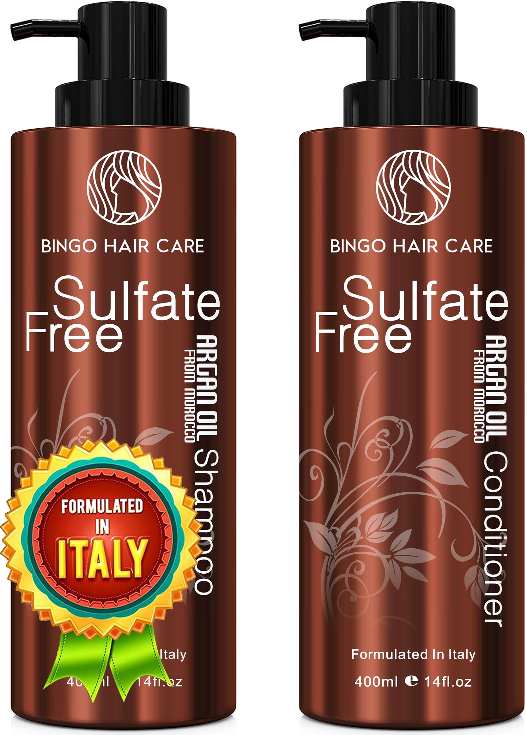 Bingo Hair Care: botella-champu-aceite-argan para brillo intenso