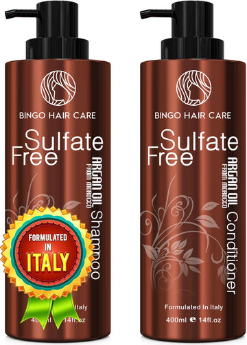 Bingo Hair Care: botella-champu-aceite-argan para brillo intenso