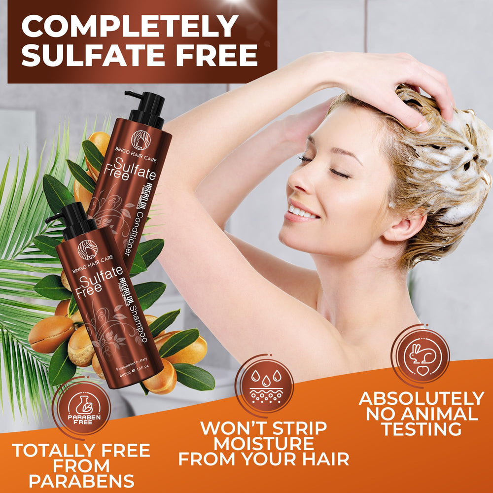 Bingo Hair Care: textura-acondicionador-argan cabello suave y controlado