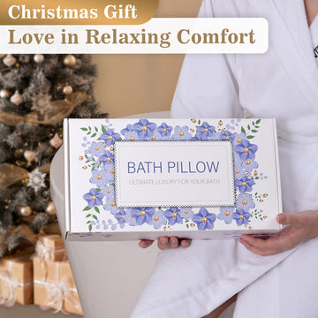 Coussin gris Binobella s'adapte à toutes les baignoires et décors.