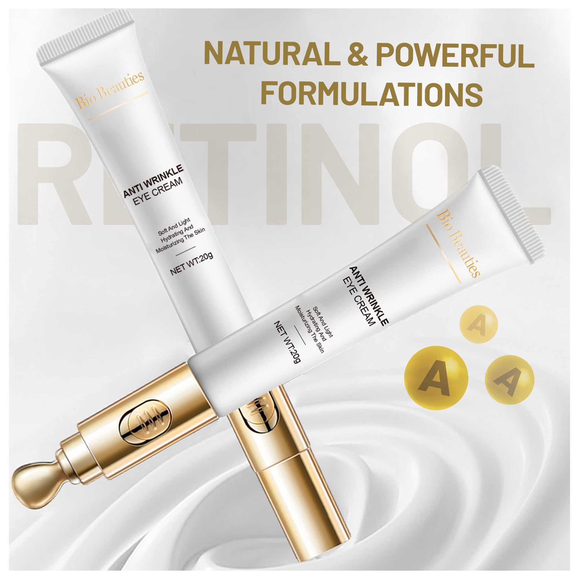 Bio Beauties reducción de bolsas ojos para aspecto más fresco.