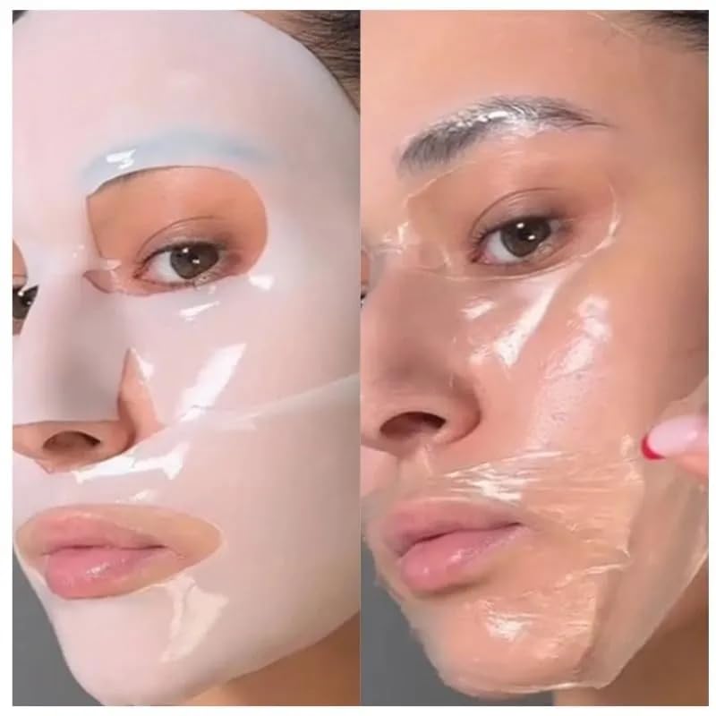 Bio-Colágeno Real Mascarilla Profunda Rosa mejora la humectación y firmeza de la piel.