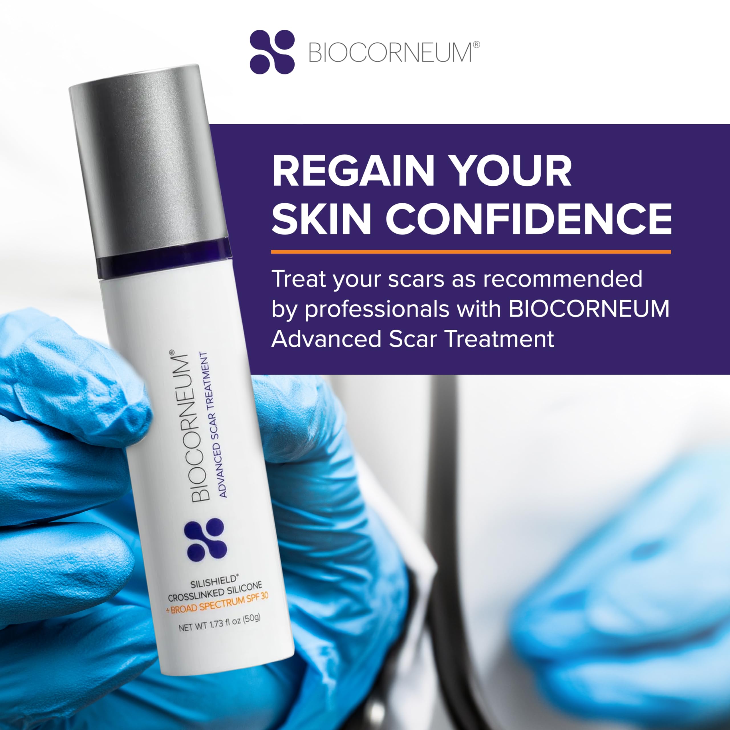 Empaque compacto BIOCORNEUM listo para viajes.