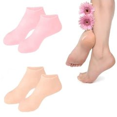 Calcetines de silicona Biodison & Lee para pies secos, hidratación suave