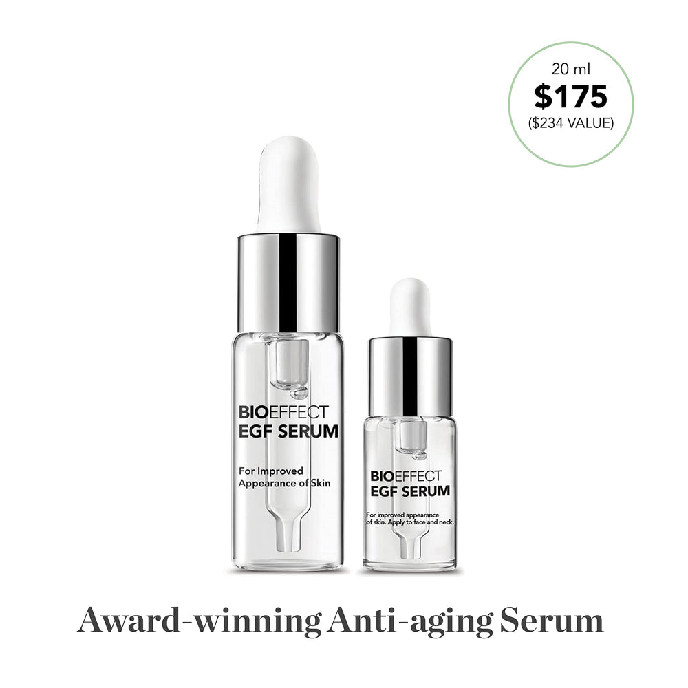 Bioeffect EGF Serum: demostracion de aplicacion manual.
