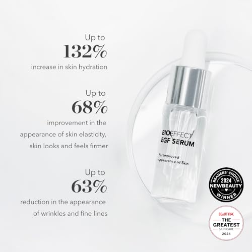 Bioeffect EGF Serum: textura sedosa para hidratacion diaria.
