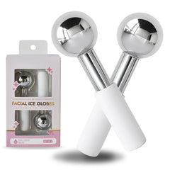 BIOESTHE globos de hielo para rostro y ojos: masaje frío para hinchazón y mirada descansada.