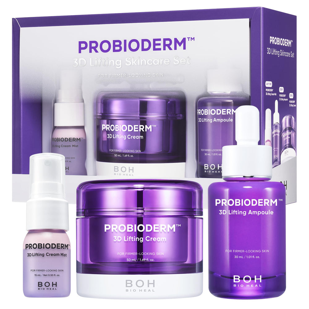 BIOHEAL BOH Probioderm 3D Lifting, ampolla en botella, hidratación profunda.