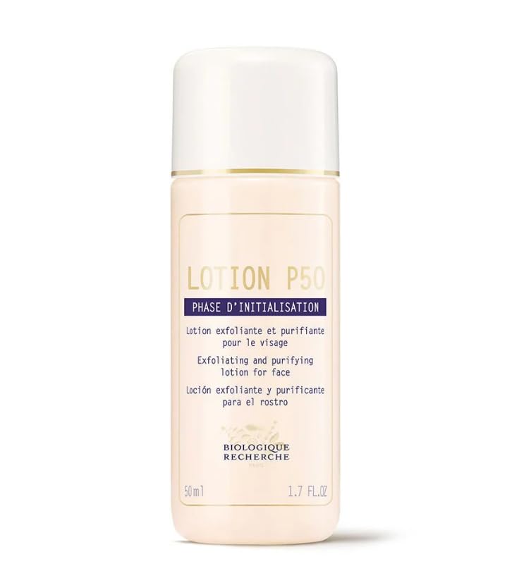 BIOLOGIQUE RECHERCHE Lotion P50 pour peau normale, flacon voyage pratique.