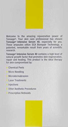 Biopelle Tensage Serum 40: mejora de textura y luminosidad de la piel.