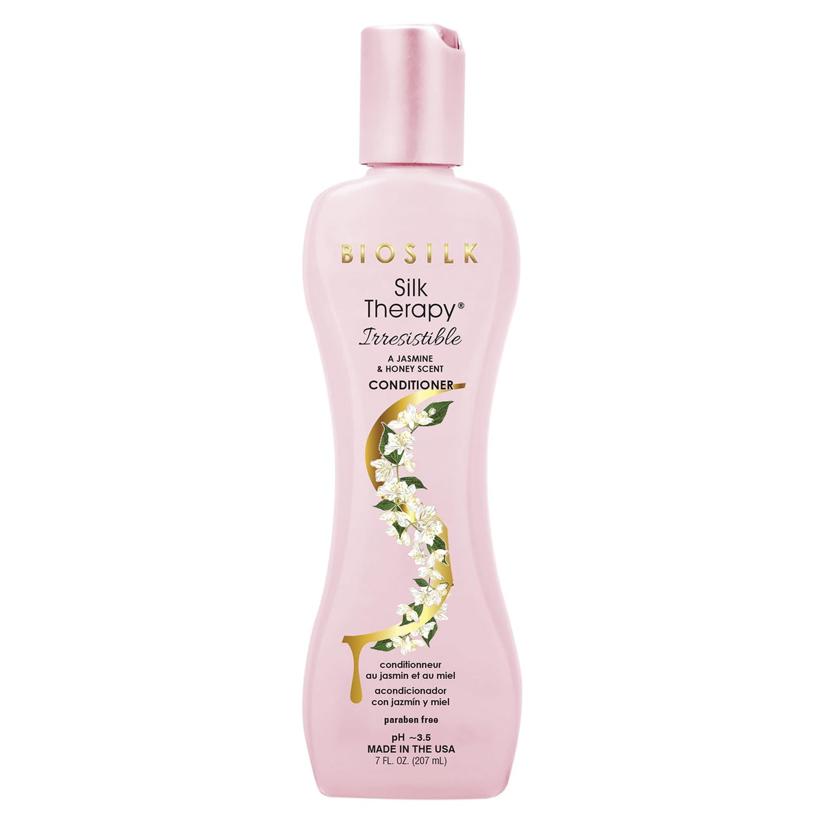 BioSilk Irresistible Acondicionador, botella vertida, hidrata y aporta brillo
