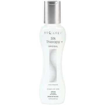 Biosilk Silk Therapy: botella de tratamiento sin enjuague para cabello suave y brillante