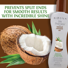 Cabello con brillo y control del frizz gracias a BioSilk Terapia de Seda.