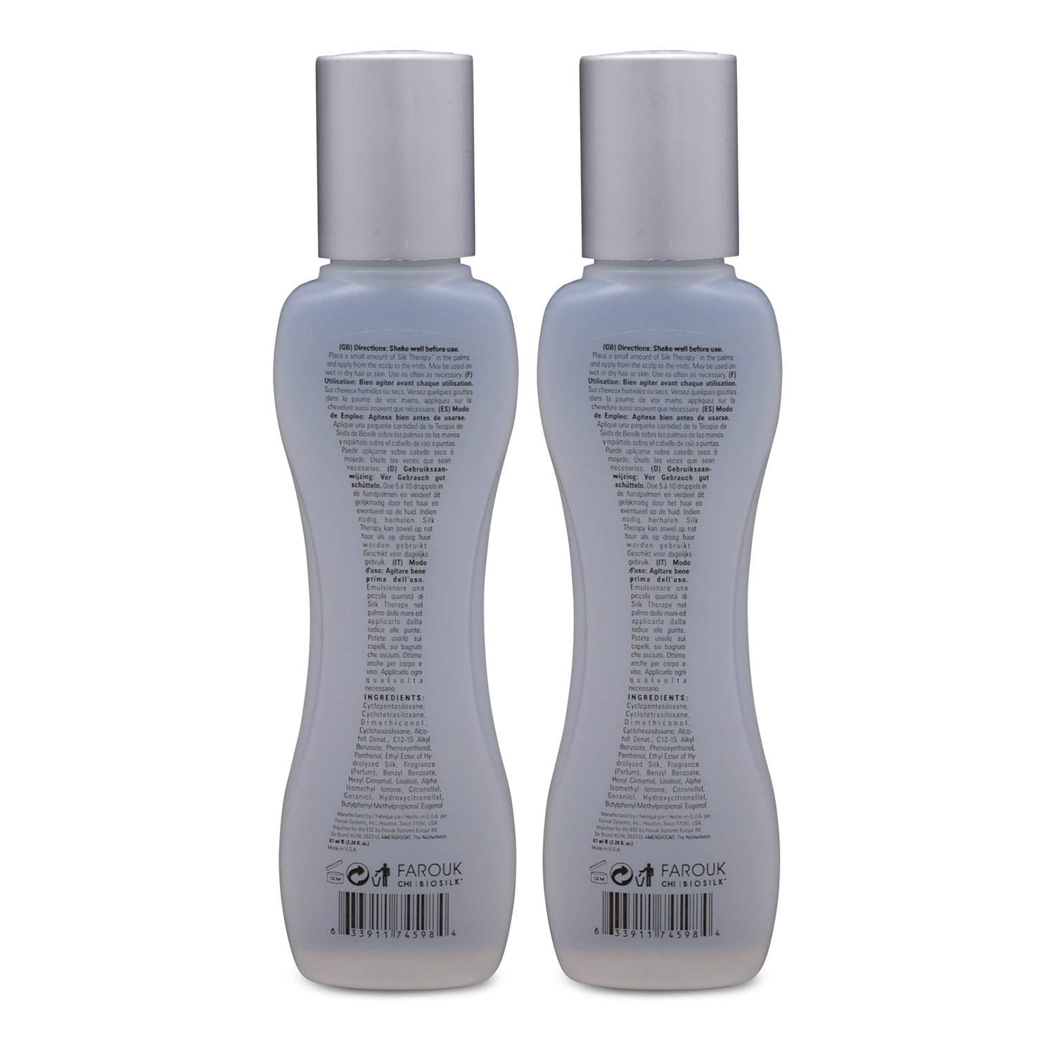 BioSilk Silk Therapy Cure, brillo capilar, mejora la apariencia y el acabado.