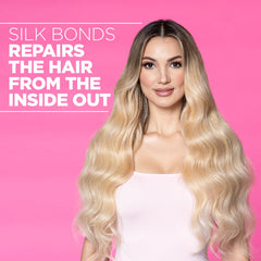 BioSilk Silk Therapy Irresistible, aplicación versátil en cabello húmedo o seco.