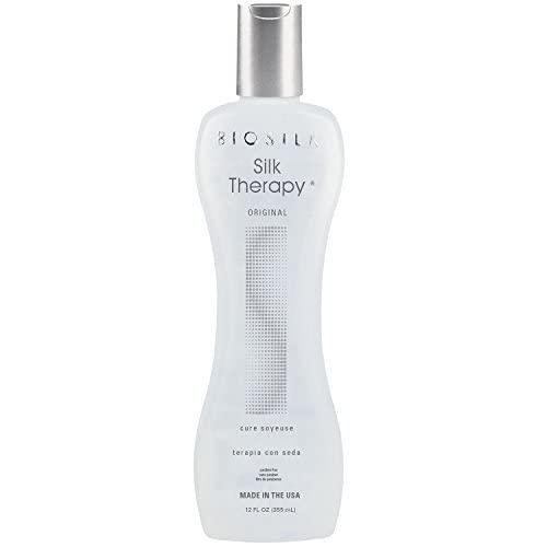BioSilk Silk Therapy Original, application sur cheveux pour soin sans rinçage.