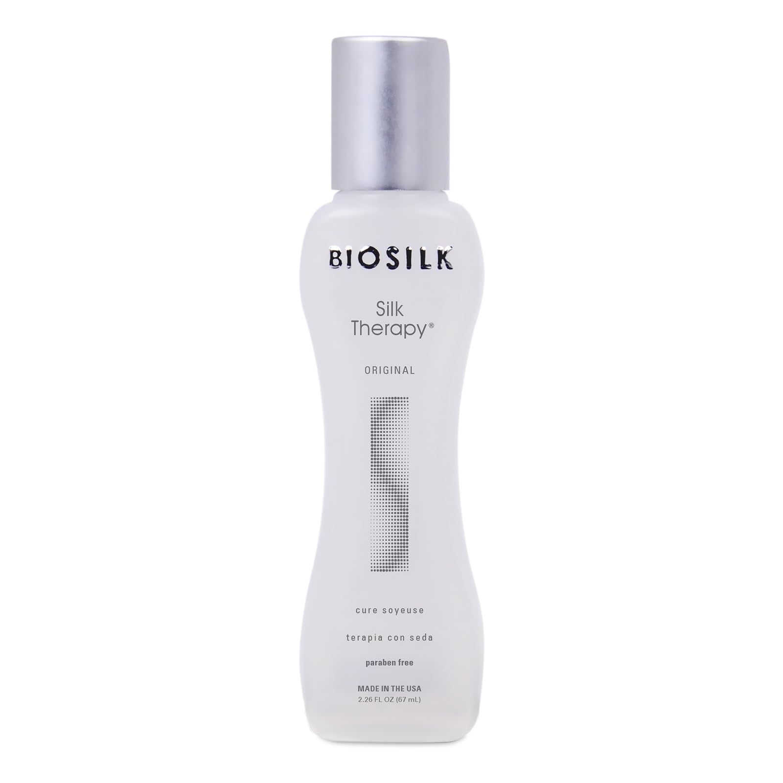 BioSilk Silk Therapy Original: botella con brillo suave para todo tipo de cabello.