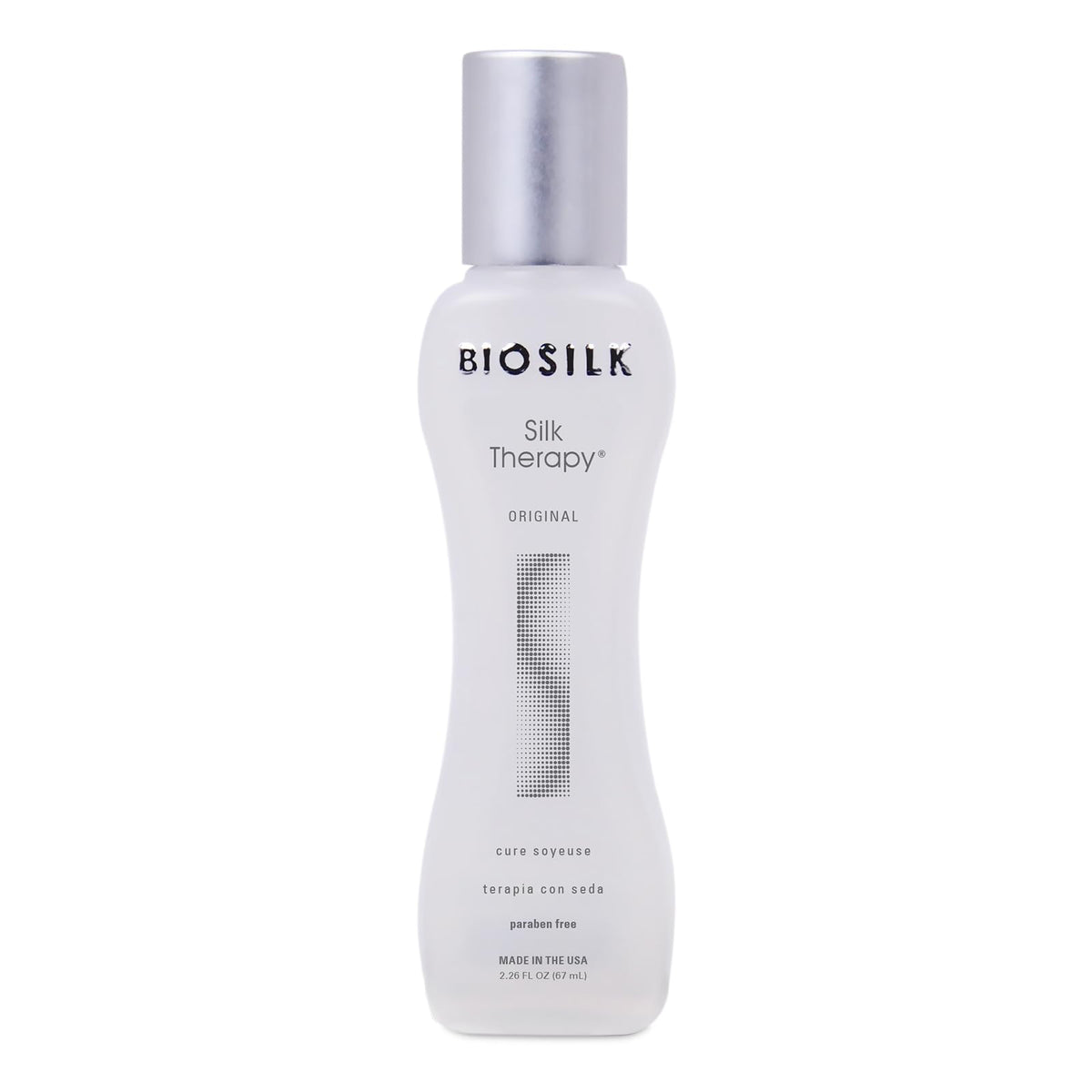 BioSilk Silk Therapy Original: botella con brillo suave para todo tipo de cabello.