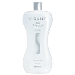 BioSilk Silk Therapy Original, botella: brillo sedoso para todo tipo de cabello.