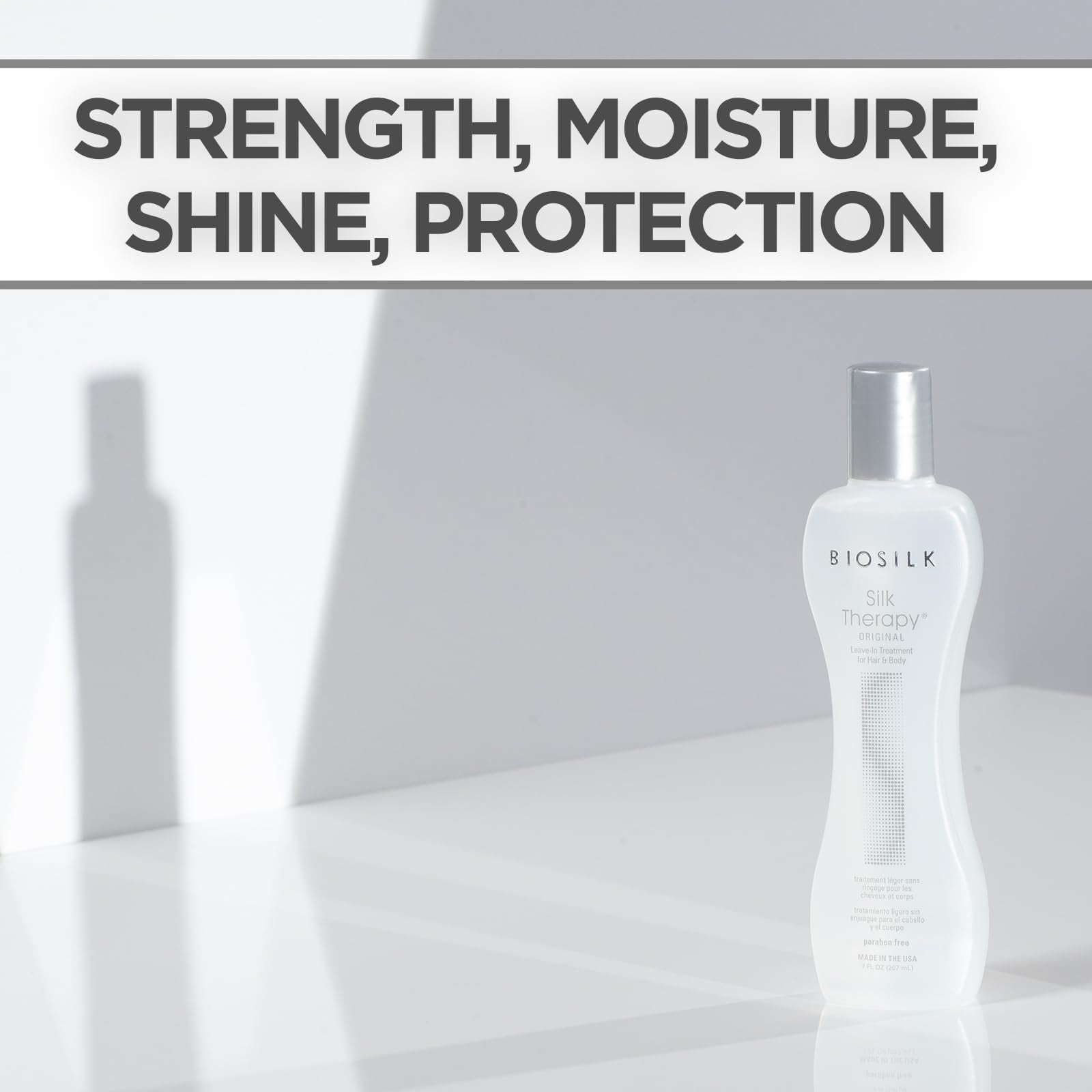 BioSilk Silk Therapy Original: cabello brillante y suave después de usar.