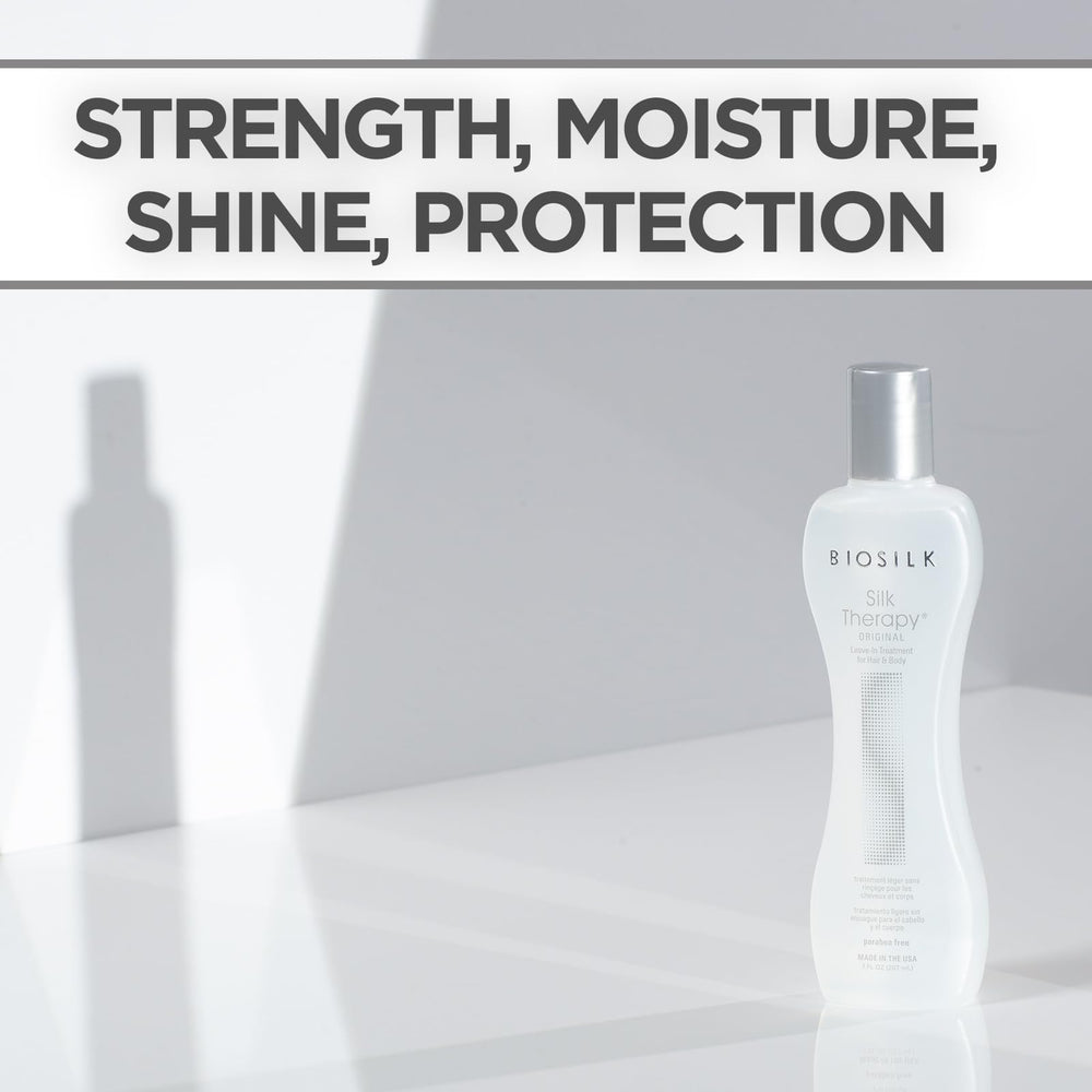 BioSilk Silk Therapy Original: cabello brillante y suave después de usar.
