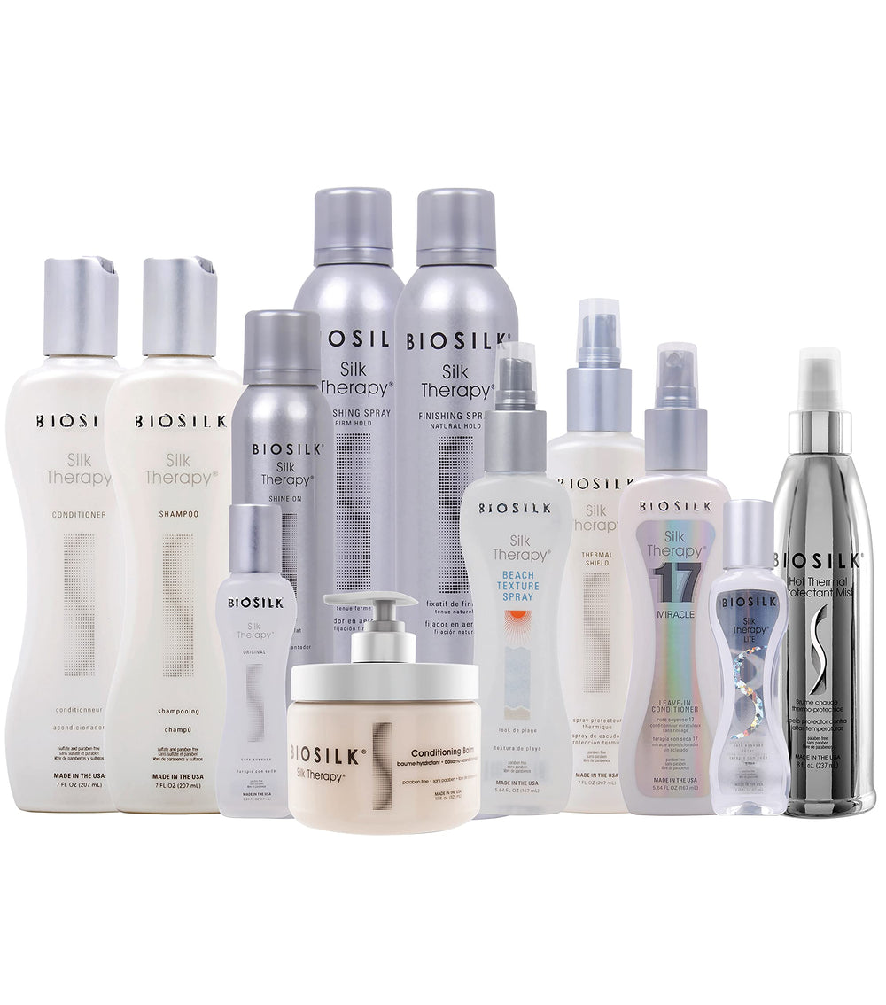 BioSilk Silk Therapy Original – cheveux après soin, éclat et douceur visibles.