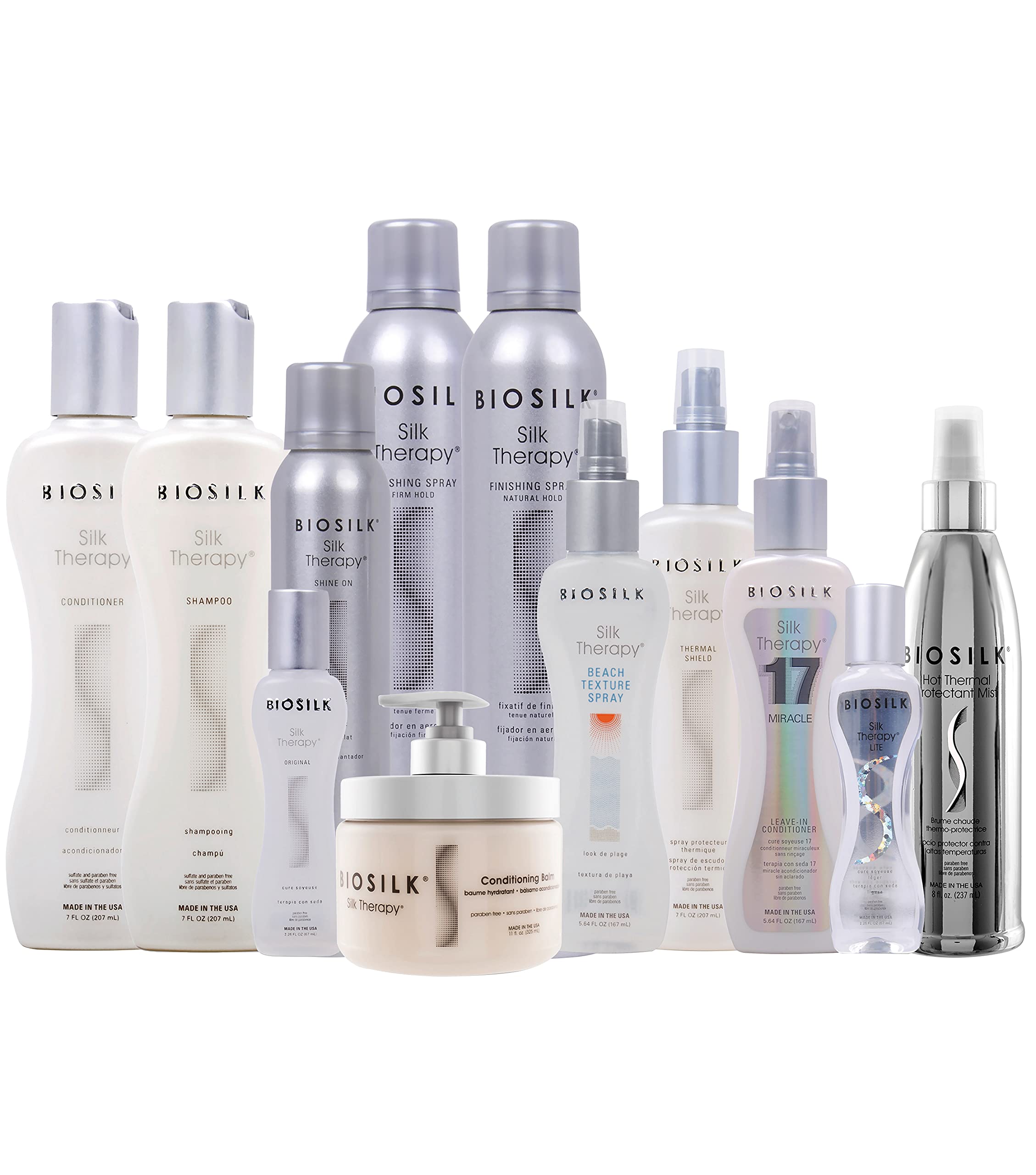 BioSilk Terapia de Seda, textura de seda que aporta brillo y suavidad.