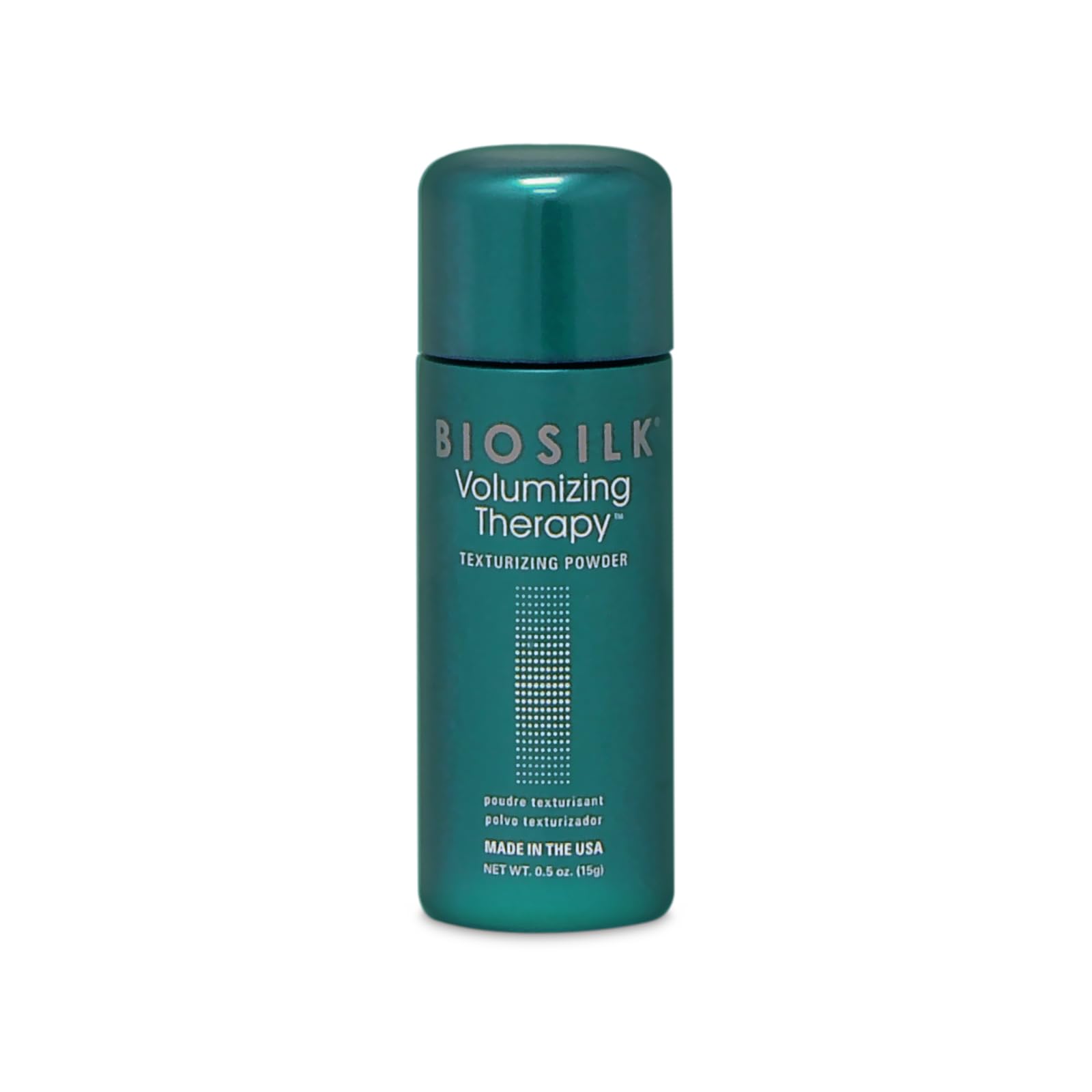 BioSilk Terapia Voluminizante, aplicación del polvo texturizante para levantar raíces durante el día