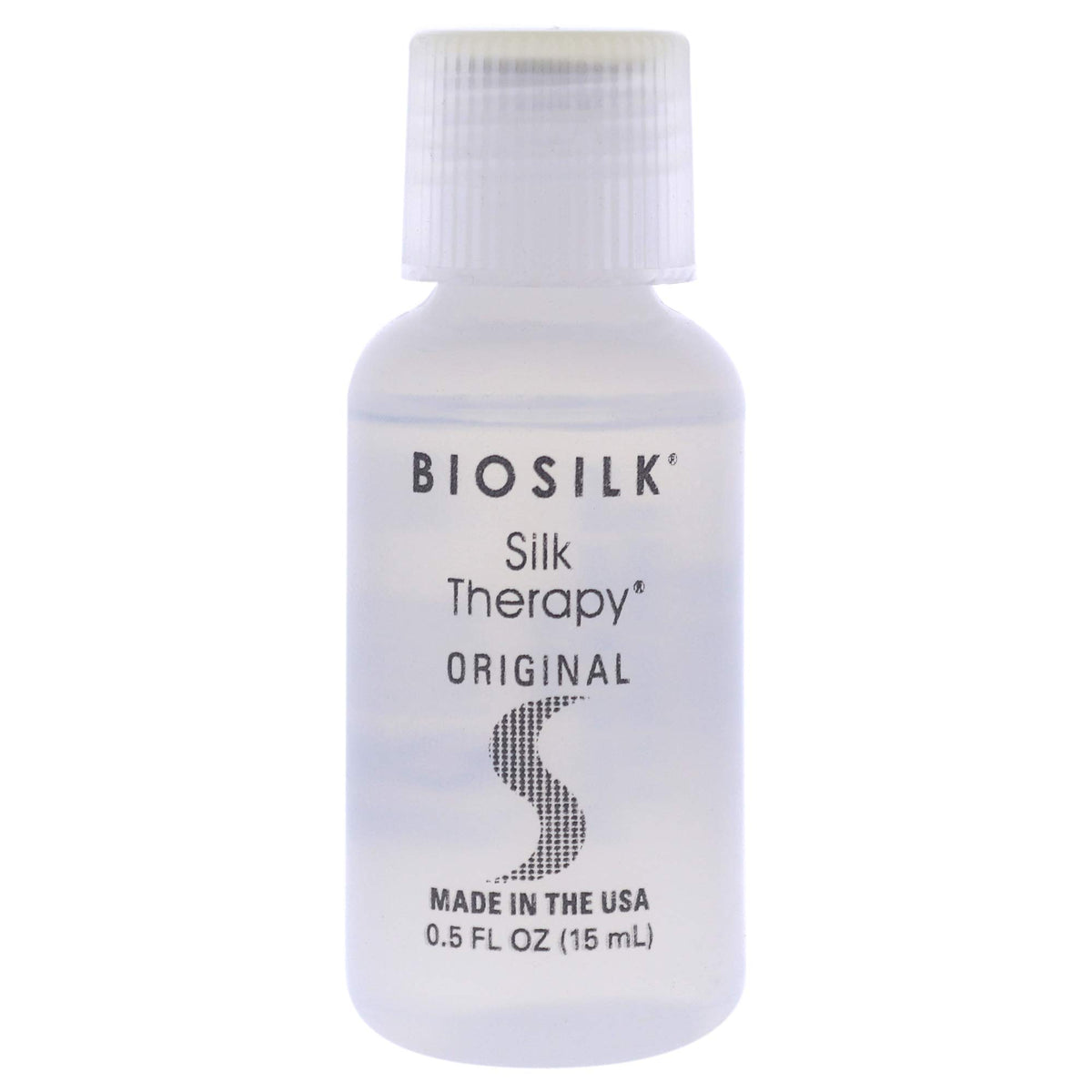 BioSilk Tratamiento de Seda Original, botella 14 ml: brillo suave y protección de la fibra capilar.