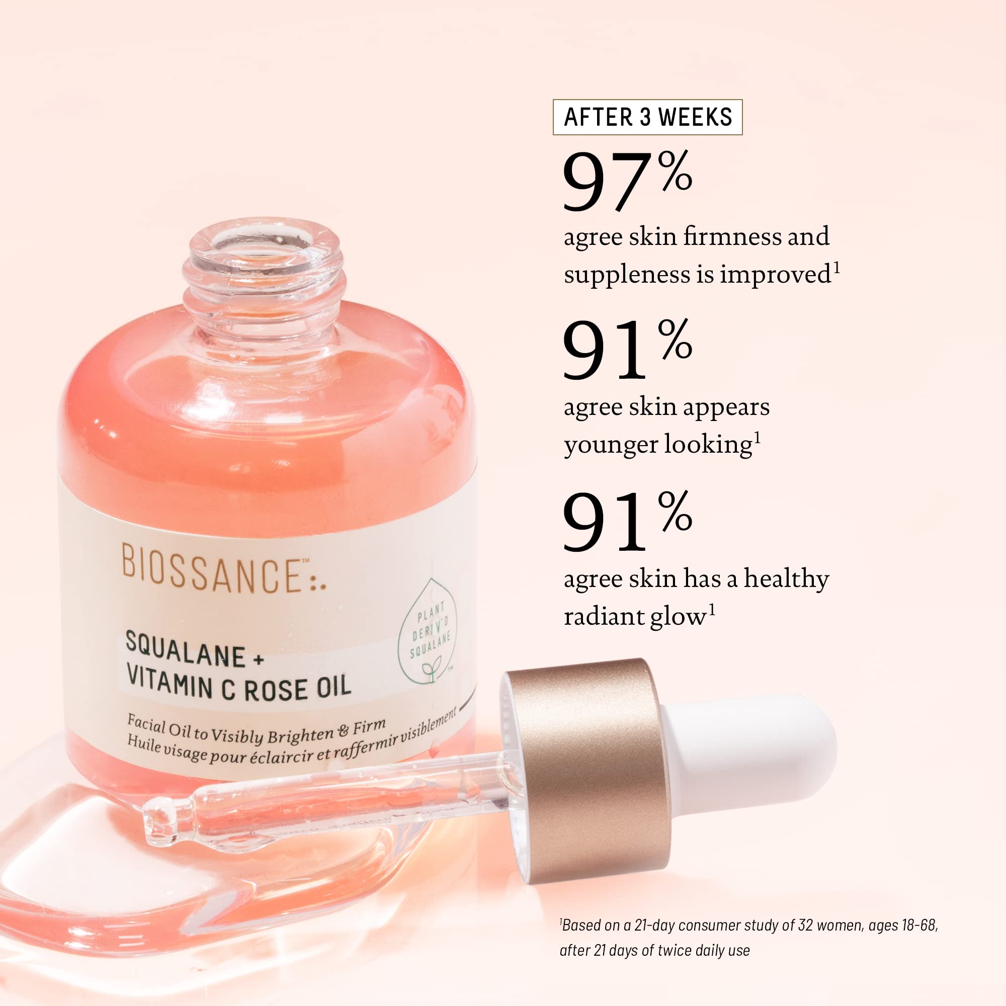 BIOSSANCE Chios Crystal Oil con aroma a rosa damascena para experiencia sensorial