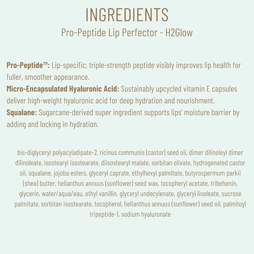 Aplicación de Biossance Pro-Péptidos Labial Perfector para realzar color natural.