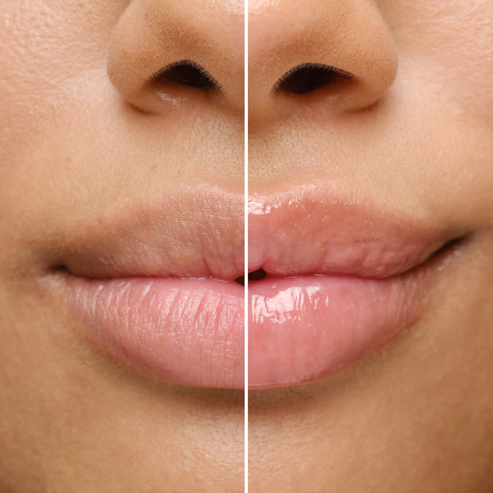 Biossance Labial Perfector con vainilla, experiencia sensorial agradable.