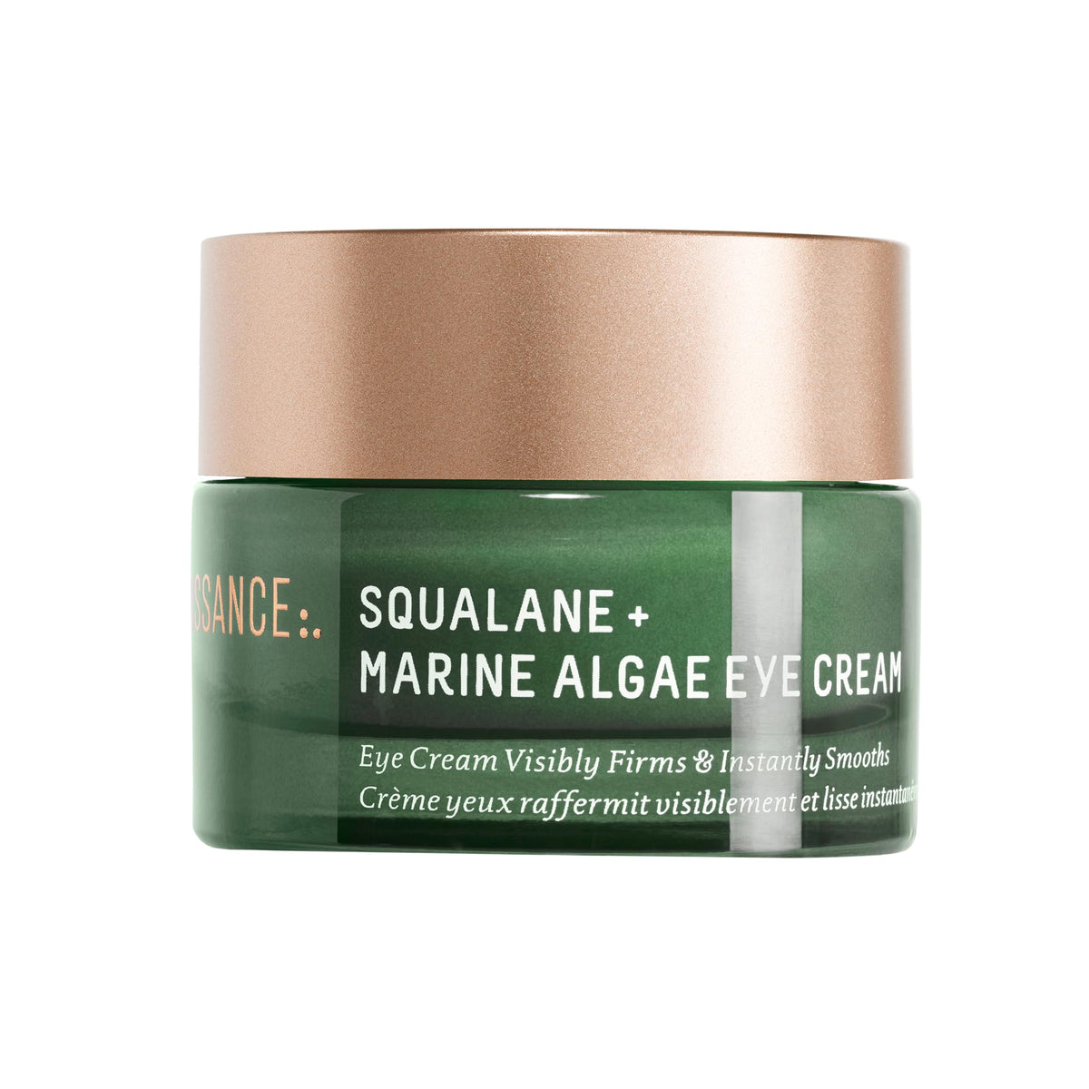 BIOSSANCE Squalane y Marine Algae Crema de Ojos en bote: hidratación suave para el contorno de ojos.