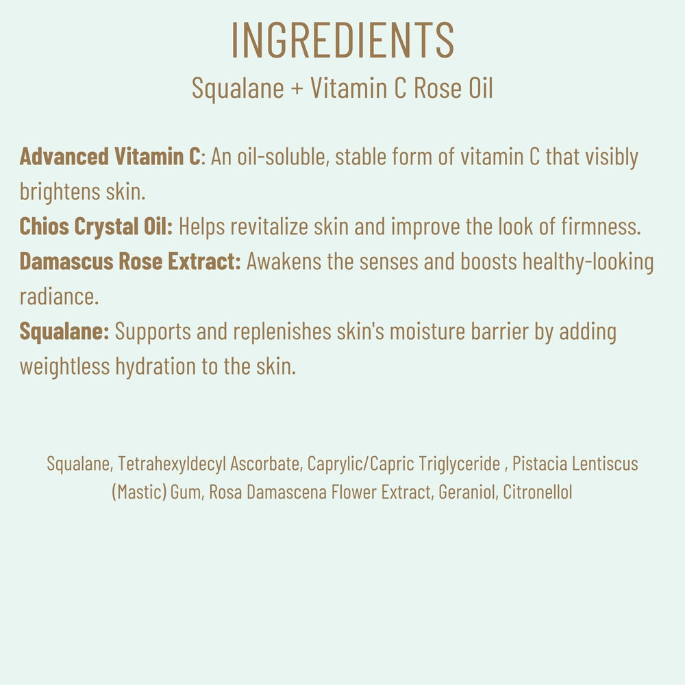BIOSSANCE Squalane + Vitamina C Rosa, uso diario para todo tipo de piel
