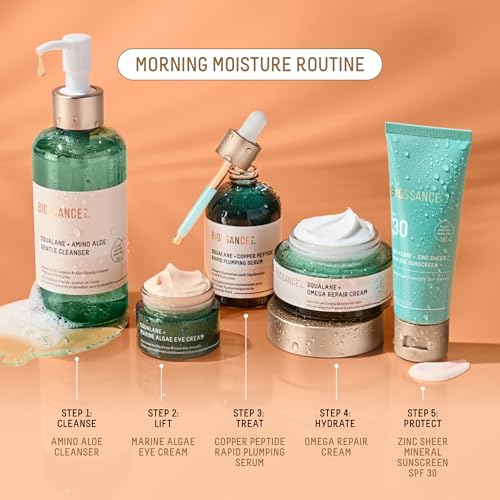 BIOSSANCE Squalane + Zinc Sunscreen apto para piel sensible