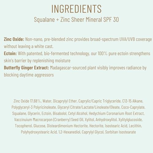 BIOSSANCE Squalane + Zinc Sunscreen facilita la rutina diaria de cuidado y maquillaje