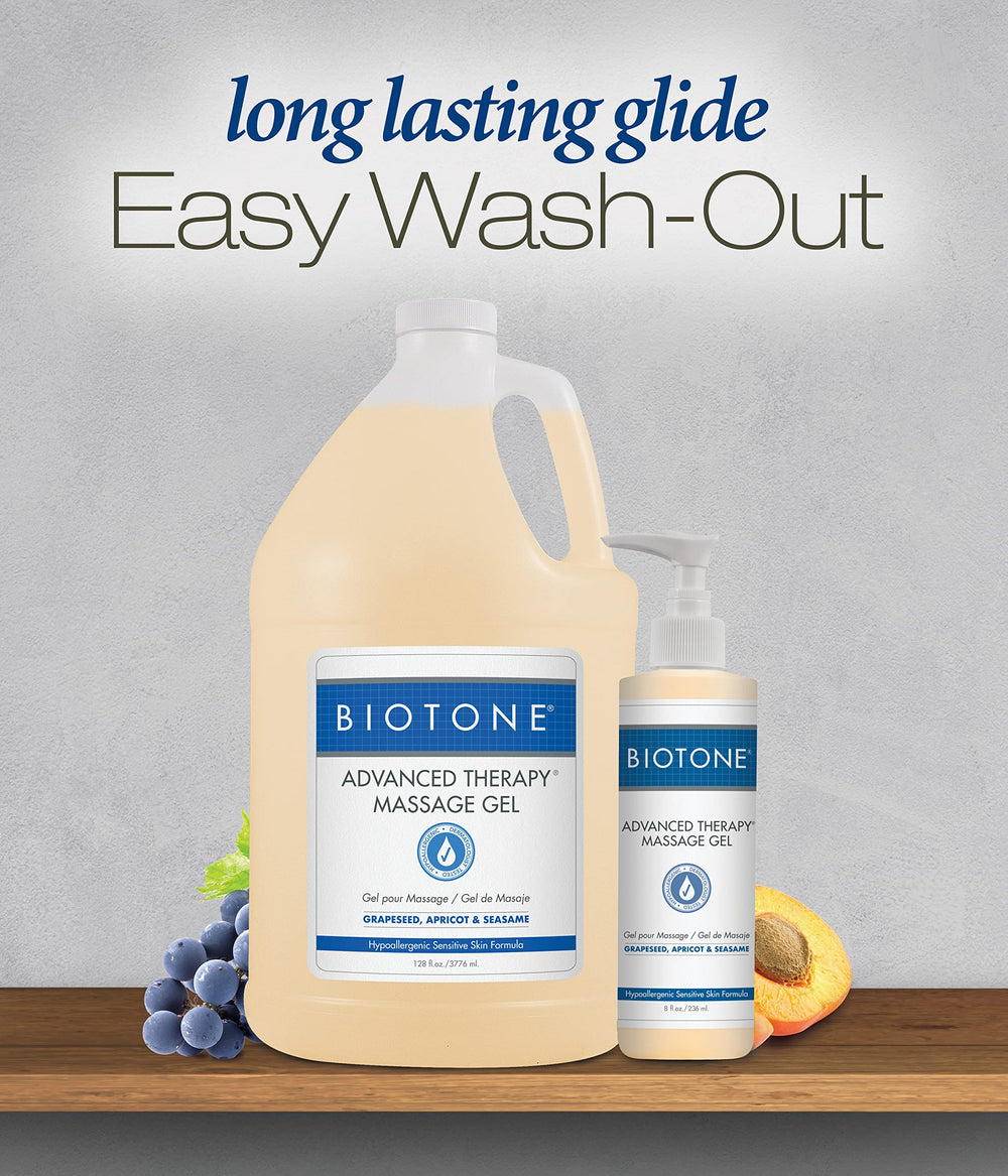 BIOTONE Advanced Therapy Gel textura rica facilita mayor trabajo sin reaplicaciones