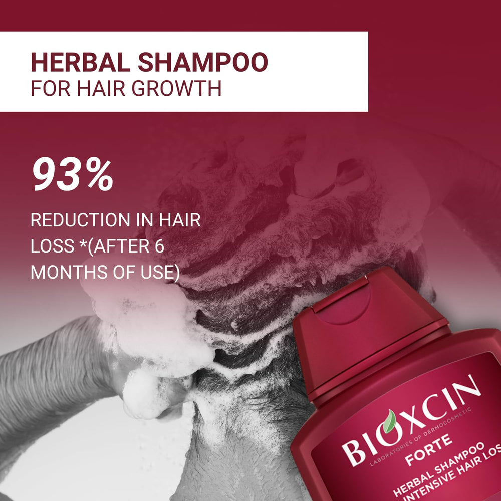 BIOXCIN Champú para densidad capilar, mejora la apariencia del cabello.