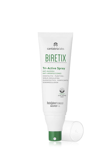 Biretix Tri-Active Spray : exfoliation douce 2-pourcent pour pores plus nets.