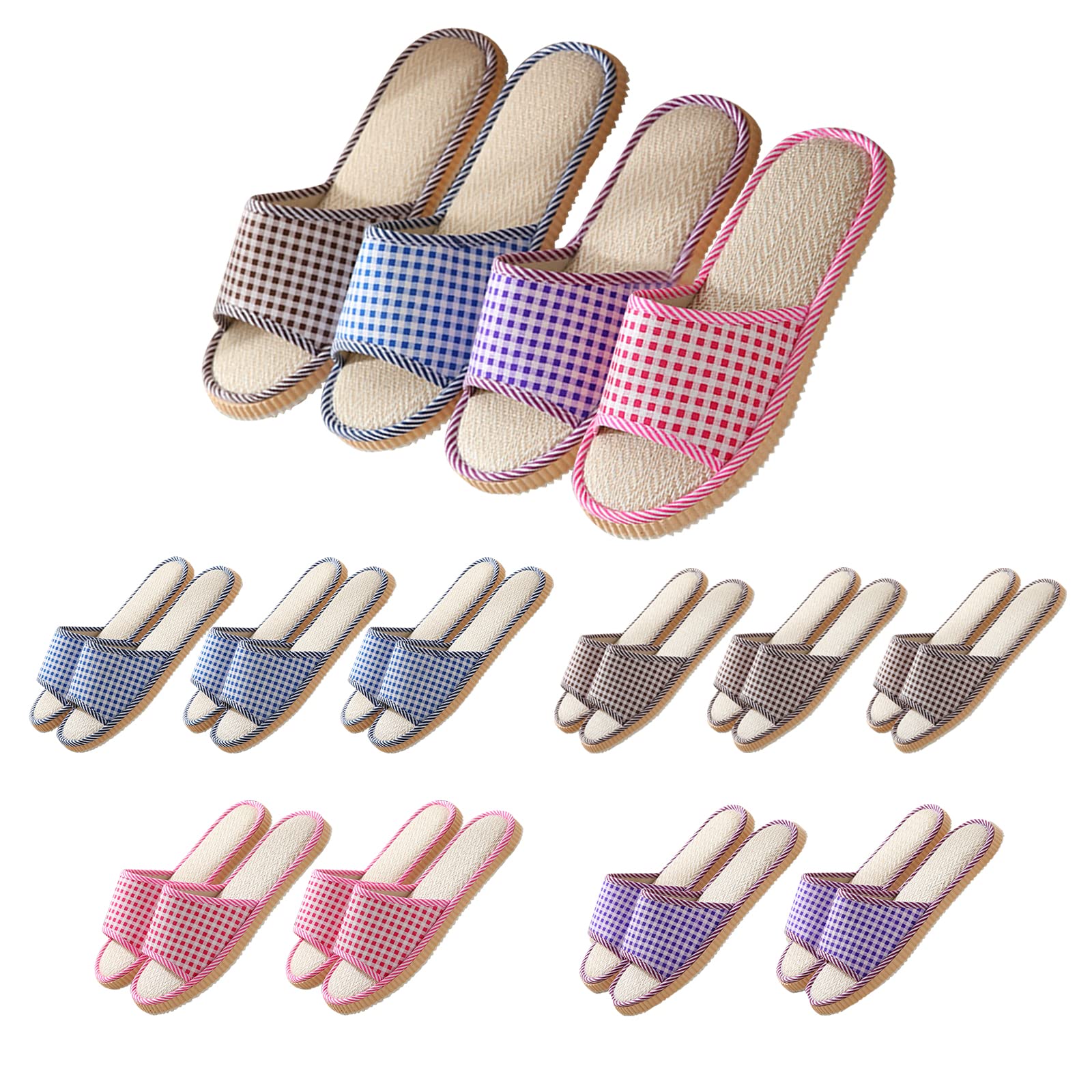 Chaussons biroris – pack grande et moyenne pour l'accueil des invités.