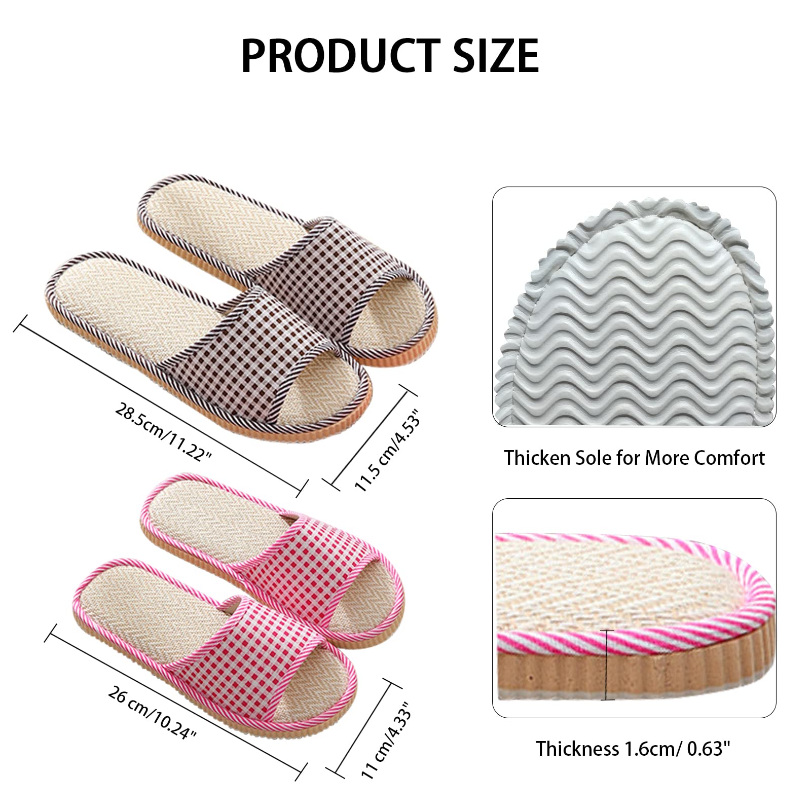 Chaussons biroris adaptés à l'usage maison-hôtel-spa.