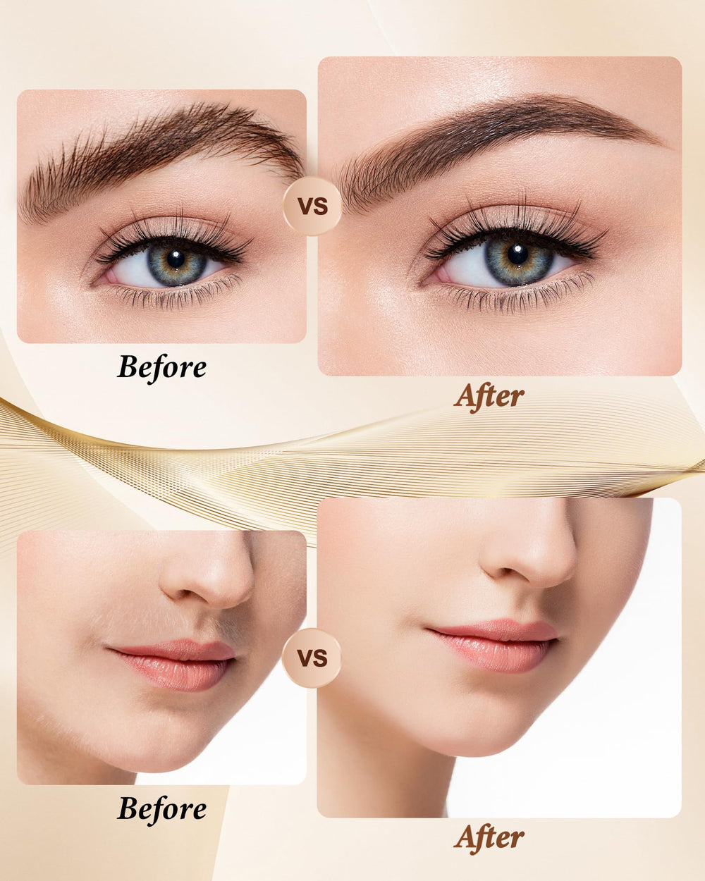 Bissuuy afeitado facial sin dolor, ideal para piel sensible