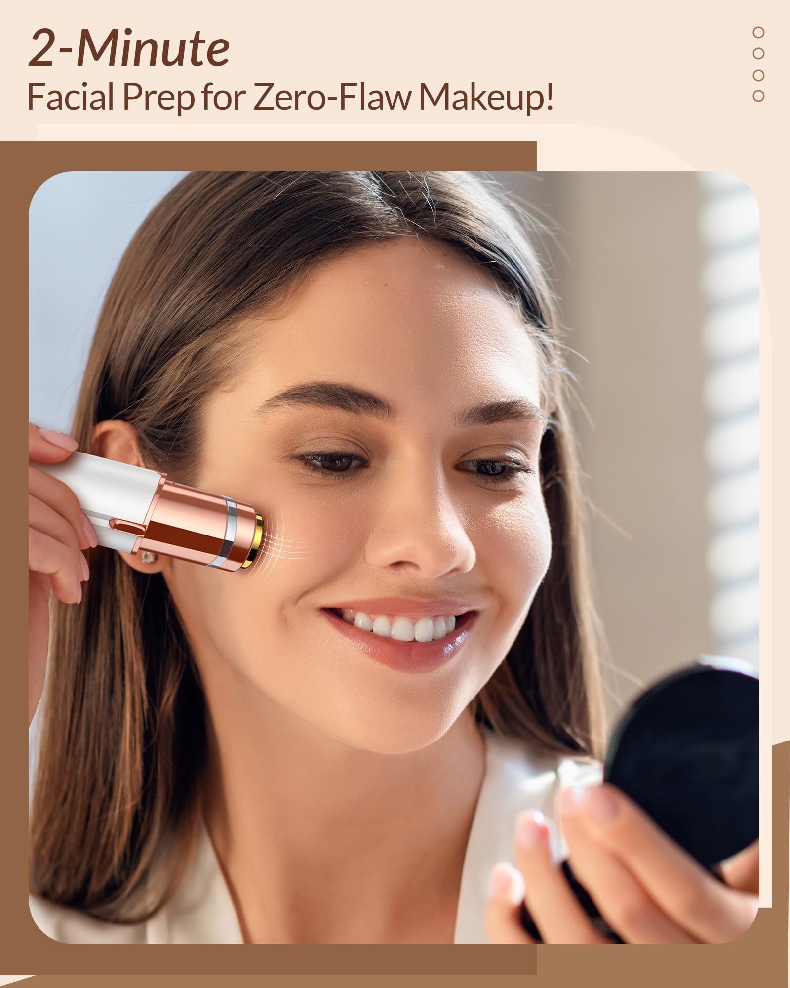 Bissuuy depilador facial inalámbrico, libertad de uso