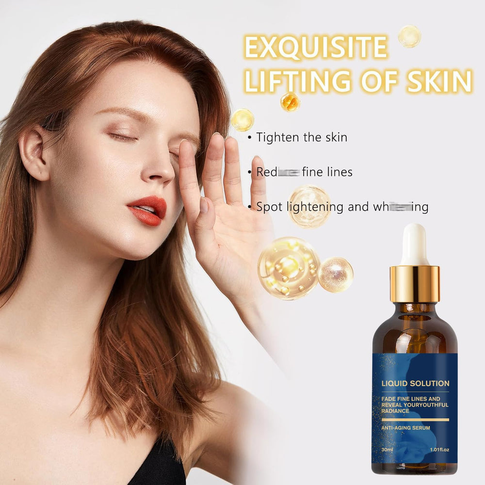 Biuhorey Olavita Serum texture swirl highlights hydration and fast absorption.